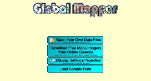 Example: Creating maps for IDA 2 using Global Mapper The instructions given here apply to Version 14.2.6 of the Global Mapper GIS program.