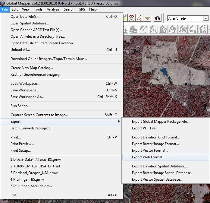Exporting map material for IDA 2 To be able to use the map material in the IDA 2, you have to export it and save it on the microsd card.