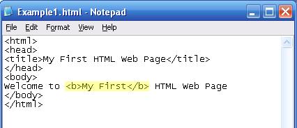 Add Formatting to Text Maximize Your Notepad Window Change Your HTML Code To Add the Bold Tag or Other Text Formatting Tag, and So It Looks