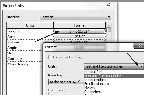 Revit Architecture Basics 5. Select the default.rte [DefaultMetric.rte] template. Press OK. Brackets indicate metric, which can be selected as an alternative.