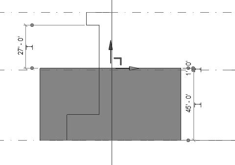 Revit Architecture Basics 8. Note how the other relative dimensions update. Left Click to exit defining the mass.