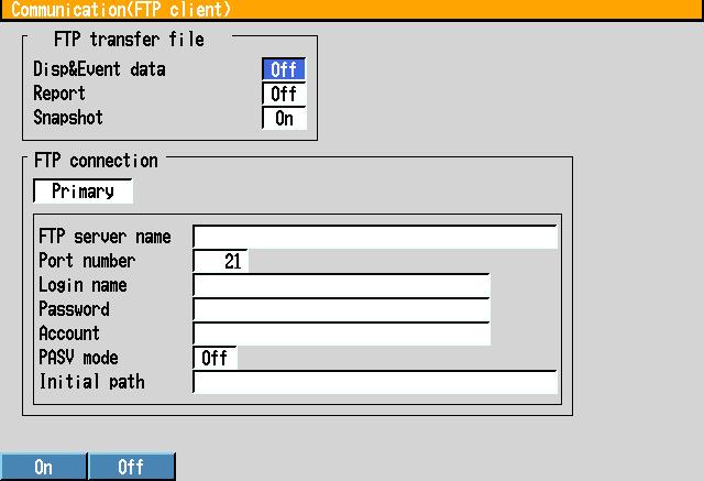 2.5 Setting the FTP Client Procedure For the basic flow of operations, see Flow of Operation using the Operation Keys on page vi.