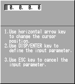 The boxes containing parameters that have been changed are displayed in yellow. 4. Set other parameters as well according to steps 2 and 3.