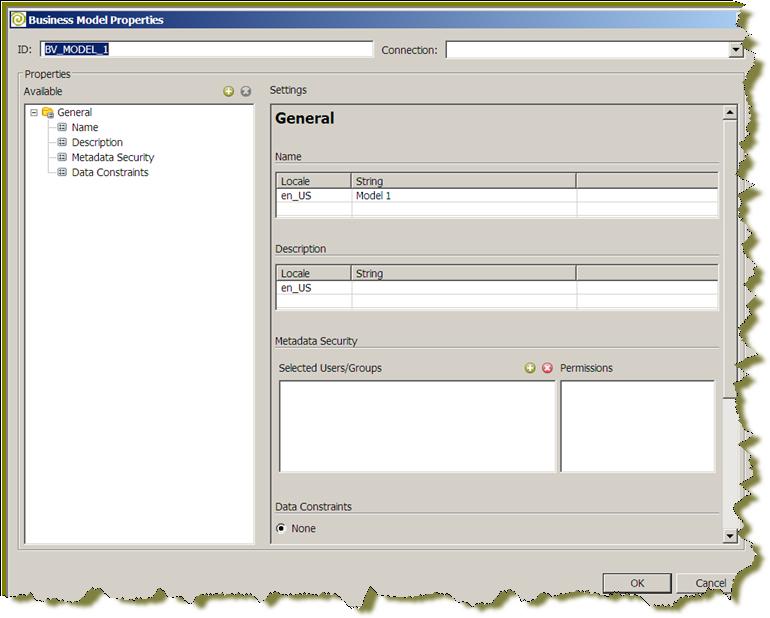 Creating a New Domain 16 1. Right-click on the connection and select Import from Explorer. A dialog box that contains all physical tables available in the database appears. 2.
