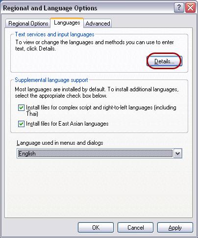 XII. Add keyboard input method on Windows XP for GenieSTAR software 1.