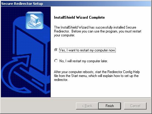 Figure 3-5. Setup Complete Dialog Box 8. Click Finish to complete the installation and reboot your computer.