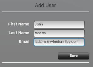 Adding a Registrant (Audience Member) To add a registrant, or audience member, to your webcast using the Registrant screen, you can enter their first name, last name, and email in the Add User form
