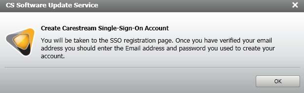 OR If you do not have a single-sign-on account: Select I need to create a Single-Sign-On account and click OK.