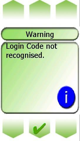 3.3 User Login If PME has been configured to work with the built-in user list, the system will prompt for a user login pass code.