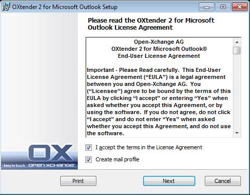 Installing the OXtender 2 for Microsoft Outlook Outgoing Ports: 3.2.1. Outgoing Ports: http https 80/tcp 443/tcp World Wide Web HTTP Secure http protocol, via TLS/SSL 80 3.3. Installation Steps Install the OXtender 2 for Microsoft Outlook on your client PC by executing the.