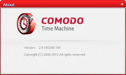 11. Using the Quick Operation Shortcuts Comodo Time Machine provides shortcuts for important functionality, accessible by right clicking the system tray icon.