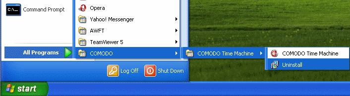 A dialog box will appear to confirm that you want to un-install Comodo Time Machine. Click 'Yes'.