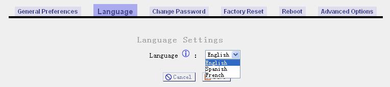 Change Password: it is used for customers to change the admin password, click on the Change Password button, the
