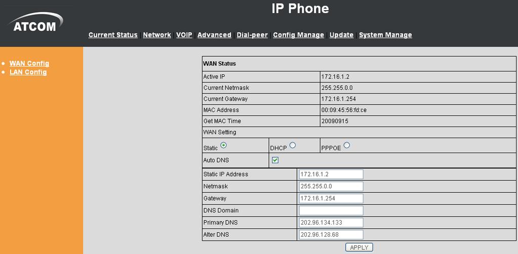 can refer to the following screen: Please select the VOIP option, then select the IAX2 option, I register the IAX2 user 6020 as the following illustration: After