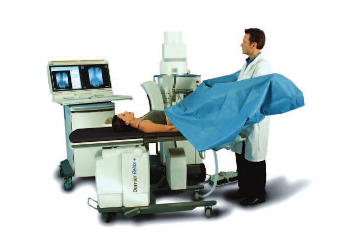 The Dornier Multi-functional The fully motorized Relax+ table is ideal for ESWL and endourological procedures.