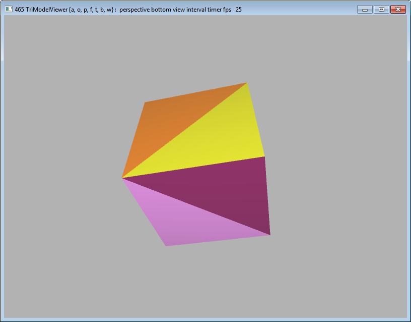 trimodel465.hpp 3D Modeling 5 Export ac3d model as triangle file. *.tri (cube.tri) 9 vertices and hex color value (no texture) loadtrimodel(...) method will read a *.