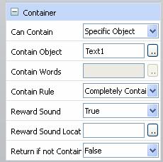 ) Your container has now been created! 13. Now, go to the item that you want to be contained (the containee.) For my example, I will click on the text Red. 14.