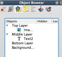 Create a text box, will be the answer. Earth Then open up your object browser.