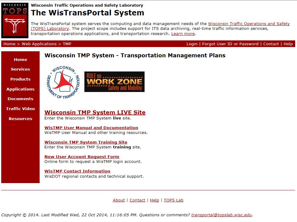 4. WisTransPortal Account 4.1 WisTransPortal Account Creation A WisTransPortal account is needed to access the WisTMP system at the lowest level.