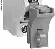 The handle requires that an operating subassembly be affixed to the supplementary protector or circuit breaker.