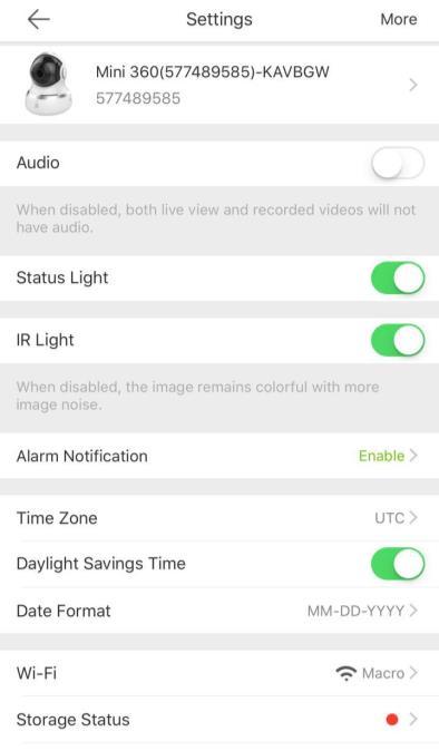 You can also 1) Tap the icon on the right of Notification Schedule to enable the Notification