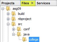 R- clicking the package name and selecting Java class The class file is named