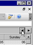You can scroll through the months by using the arrow buttons on the top right corner of the windows: Using the