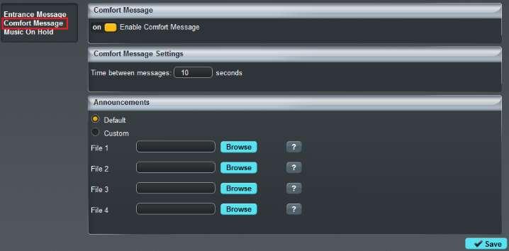 r All messages uploaded will be played in sequence and looped for the length of