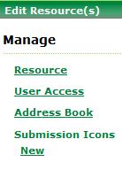 2 Create New Submission Icon Content Distribution customers are able to create their own WAM!NET Submission Icons SM for their Submission Option resources in WAM!NET Portal SM.