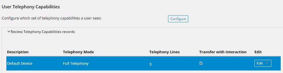 Configuring the telephony experience Ensure that the basic configurations are completed as part of the Pega Call configuration wizard steps.