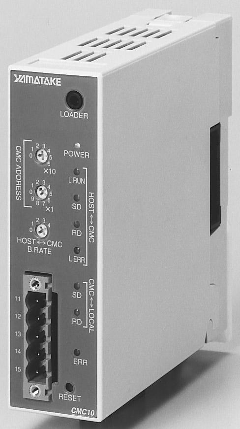 No. CP SS 1766E Communication Controller CC-Link/CPL Converter CMC10A The communication controller CMC10A is a converter designed for the communication between Yamatake's digital indicating