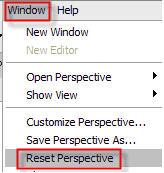 Release a view Reset the Data perspective to the default settings 1.