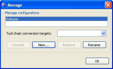 The Create Configuration dialog opens.