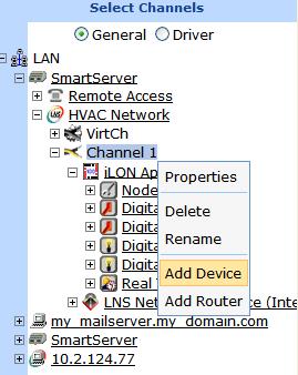 a device interface (XIF) file from the root/lonworks/import/<yourcompany> folder on the SmartServer flash disk. This is the XIF file that you generated for your FPM with the i.