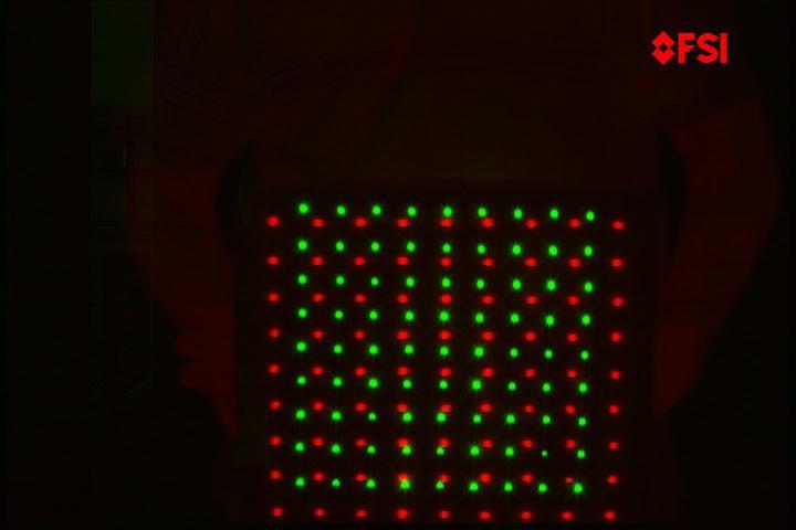 As for the synchronized video frames (bottom row), it can be seen that both IR and visible-light frames exhibit similar poses of the alignment board, thus, indicating the correct temporal alignment