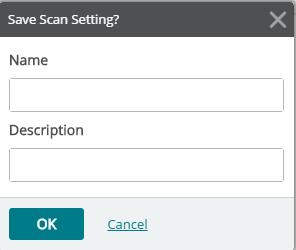 Run/Save There are 2 options always available any time during the configuration of a discovery scan. These allows the scan to either be Save or Run from a click of a button upper right hand side.