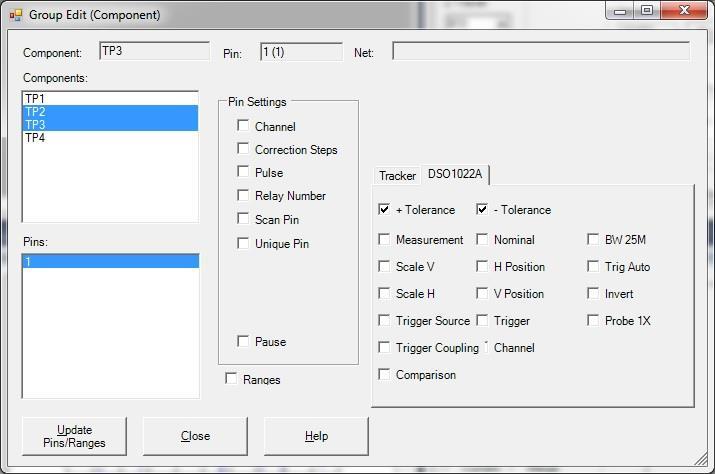 Group Edit and Net Edit allow you make changes to the pin of a component and have those modifications also change components that have the same number of pins within the same Sequence.