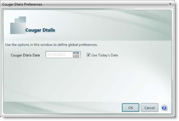 To log in to Cougar Dtails for Denali: If you open Cougar Dtails from the Denali toolbar, you will not need to log in.