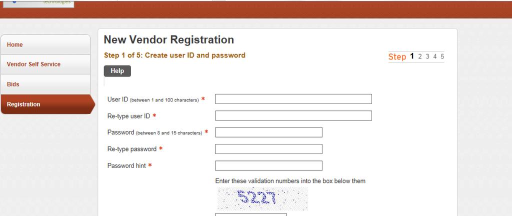 Part 1: Step 1 Part 1 Munis Self- Service Registration For New and Existing Vendors 1.