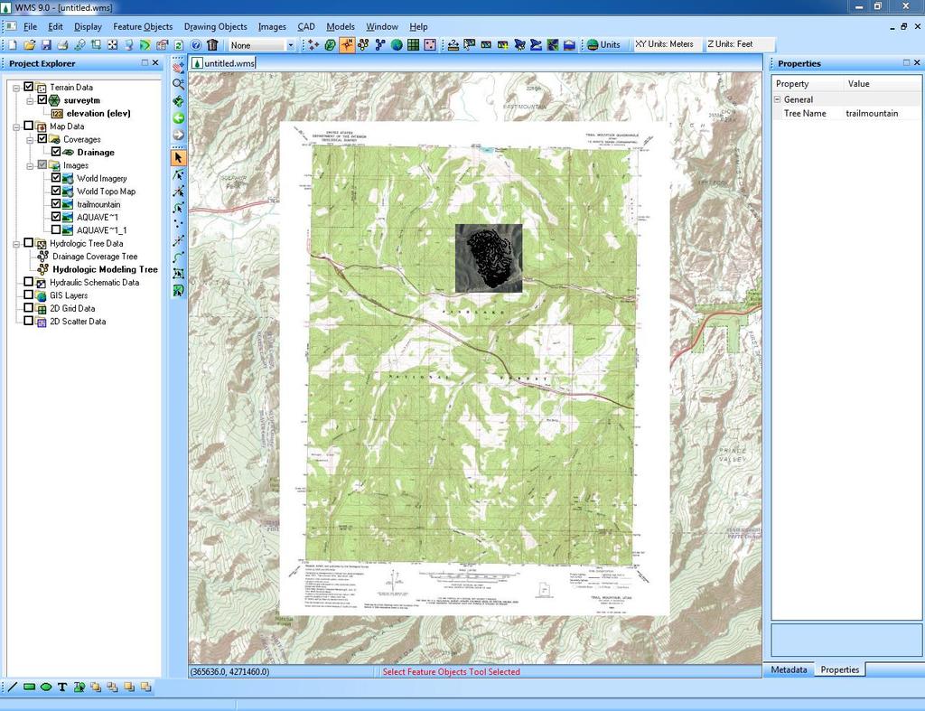 Import survey data in an XYZ format. Digitize elevation points using contour imagery.