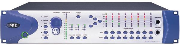 APPENDIX 5 close to your audio sources. The PRE can also be used as a stand-alone device and can be controlled remotely using any standard MIDI controller for non-pro Tools applications.
