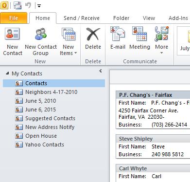 How to Create Subfolders Below Your Main Folder in Outlook You now have a new subfolder UNDER the main Contacts folder Now you need to: 1.