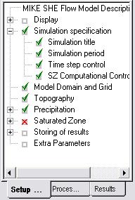 Develop a Fully Integrated MIKE SHE Model 3.3.2 Set simulation title This dialogue is where you also choose the numeric engine for the different hydrologic processes.