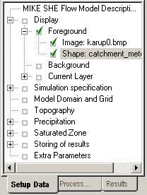 Develop a Fully Integrated MIKE SHE Model Now in all of your map dialogues, such as the Model Domain and Grid dialogue, the model domain should now appear as a polyline on top of the map. 3.