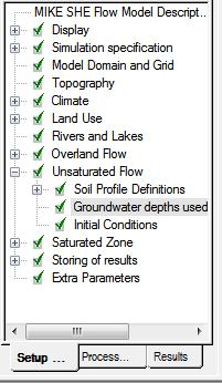 4 DEMO MODE only: Define groundwater table for UZ classification Demo Note: If you are using the Demo