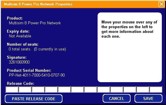 Network License Server The product is added as shown below. Right-click here and select Edit Release Code from the pop-up. 4.