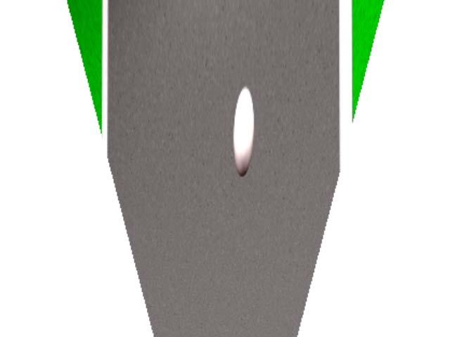 The spherical shape of the ball when remapped via the IPM transformation is reshaped into a pseudo-ellipse as shown in figure 2.