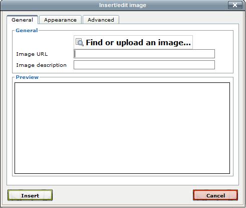 Step 2 - Select an image Click Find or upload an image and the File Picker will open. If not already selected, click Upload a file on the left menu.