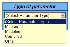 7.3 Step 3 Single Input form Firstly, you must specify what type of parameter is about to be submitted (Figure 7-3).