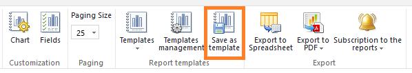 button Save a a template button Creating or modifying a template Save as a template button opens a dialog window to create a new